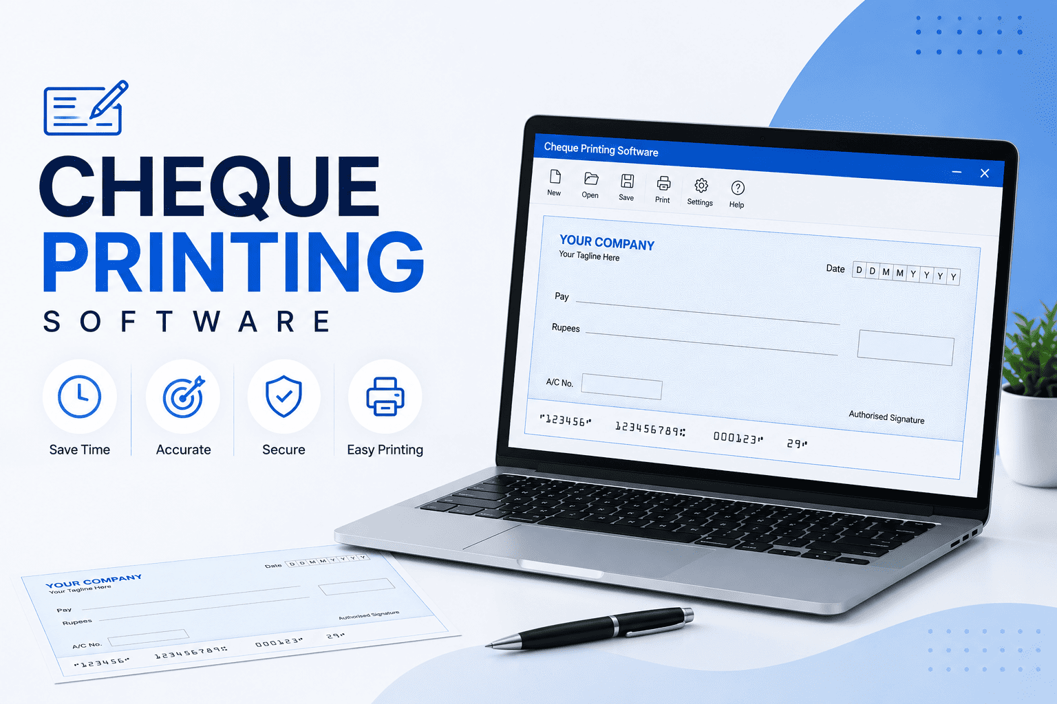 Cheque Printing Software