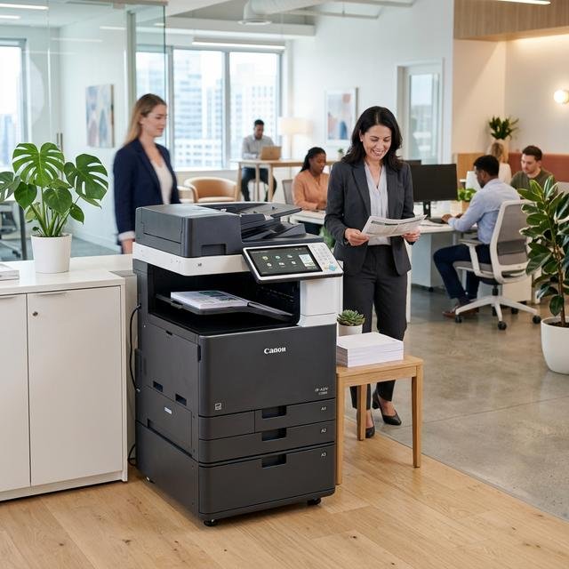 Office multifunction printer and photocopier
